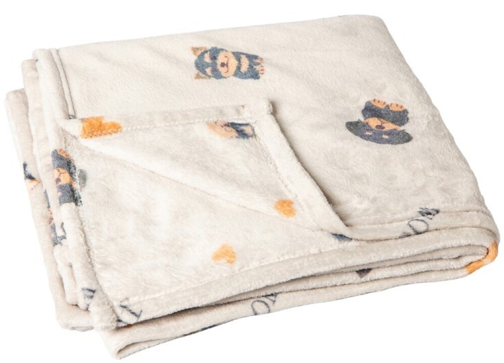 Manta animal Nauel em polyester 120x150cm - Cães