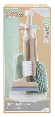 Brinquedo madeira Woomax acessórios limpeza (+3anos) - Image 2