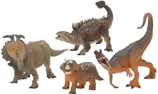 Brinquedo animais Animal World dinossauros 4 peças (+3anos) - Image 2