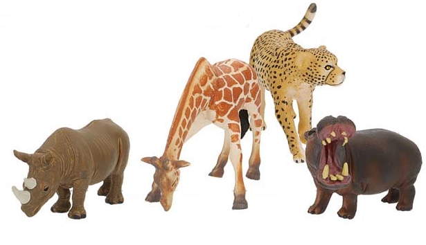 Brinquedo animais Animal World animais selva 4 peças (+3anos) - Image 2