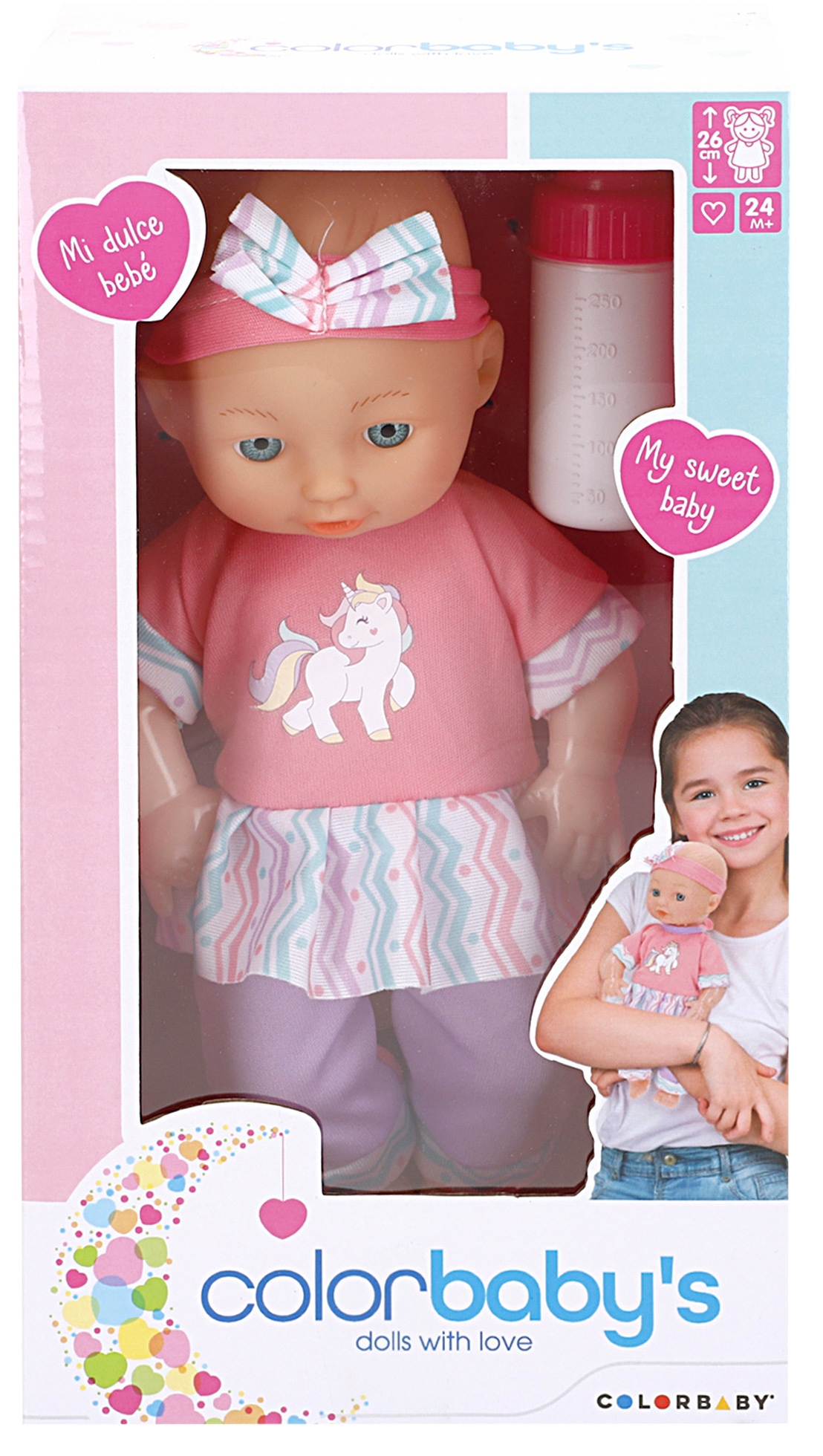 Brinquedo bebe chorão 26cm  (+2anos)