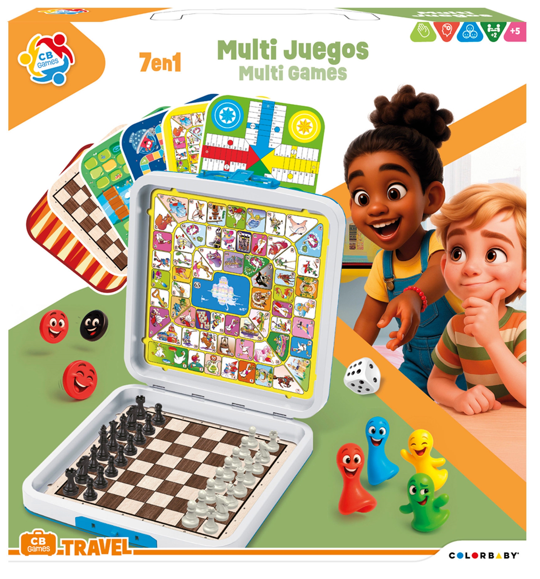 Brinquedo jogo mesa reunidos 7 (+5anos)