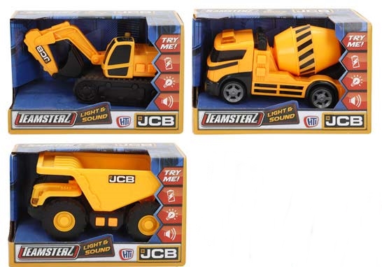 Brinquedo camião construção com som e luz (+5anos)