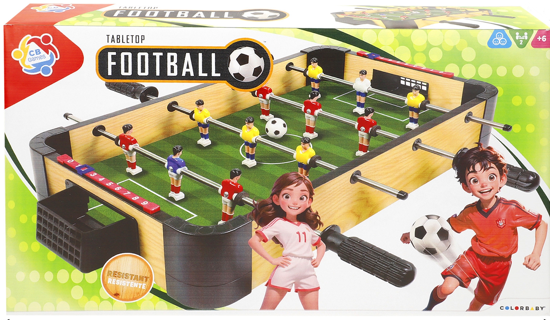 Brinquedo jogo matraquilhos mesa em madeira 40cm (+6anos) - Image 2