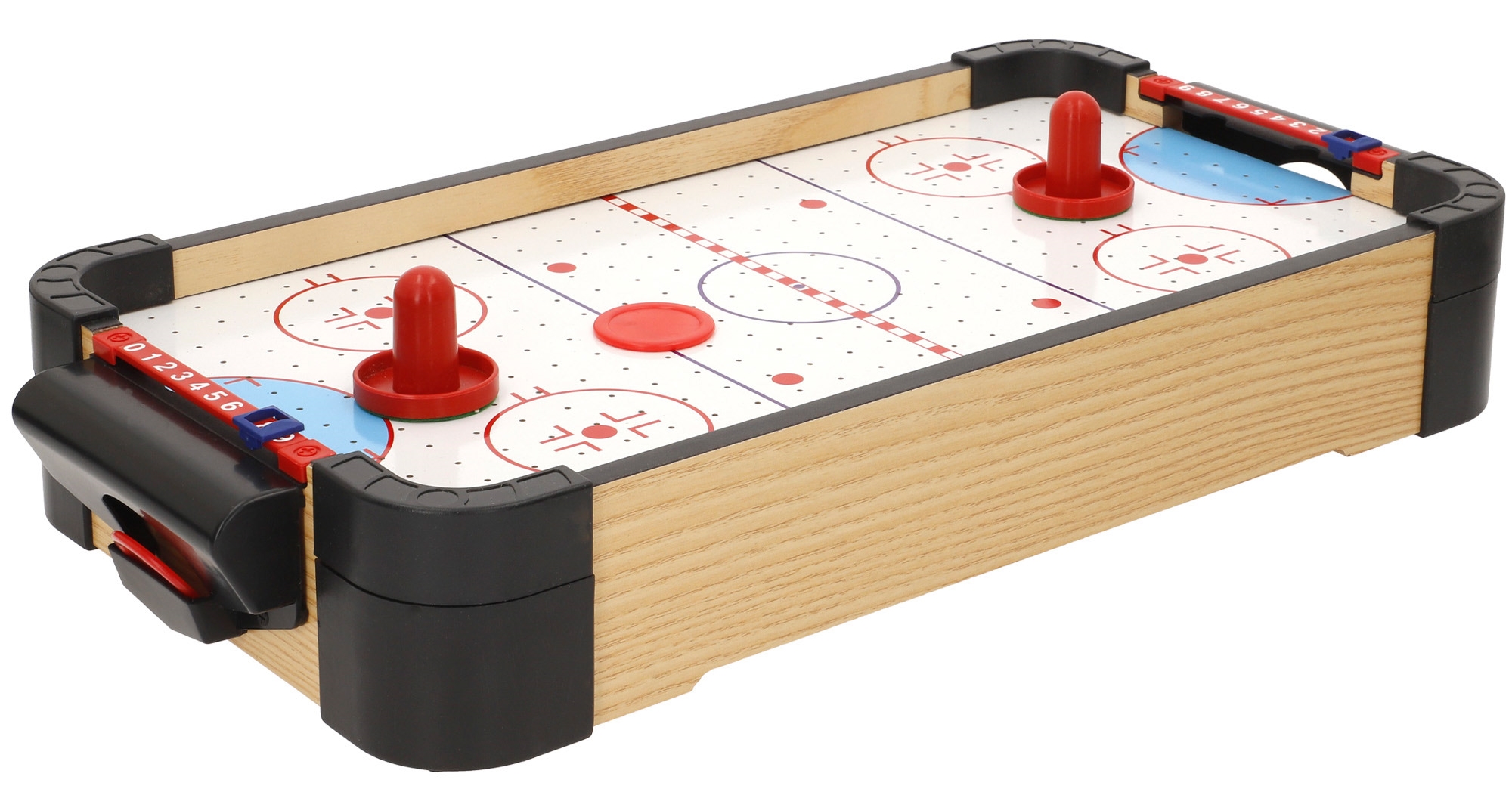 Brinquedo jogo hóquei ar de mesa em madeira (+6anos)