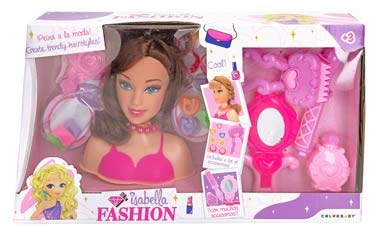 Brinquedo boneca Isabella penteados (+3anos)