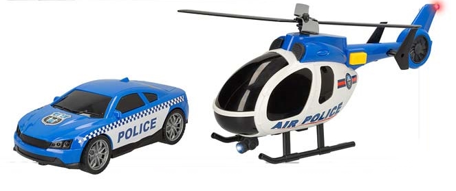 Brinquedo helicóptero e carro de policia com som e luz - Image 2