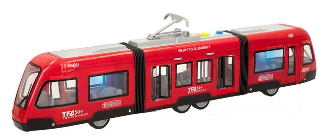 Brinquedo tranvia com som e luz 44cm (+3anos)