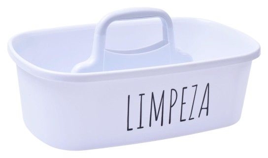 Cesto organização produtos limpeza SK em pvc