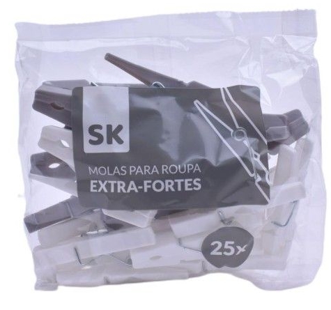 Molas roupa SK em plástico - 25 unds