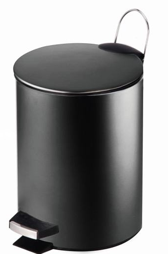 Balde cozinha com pedal Urban Living em metal 20L