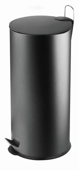 Balde cozinha com pedal Urban Living em metal - 27L