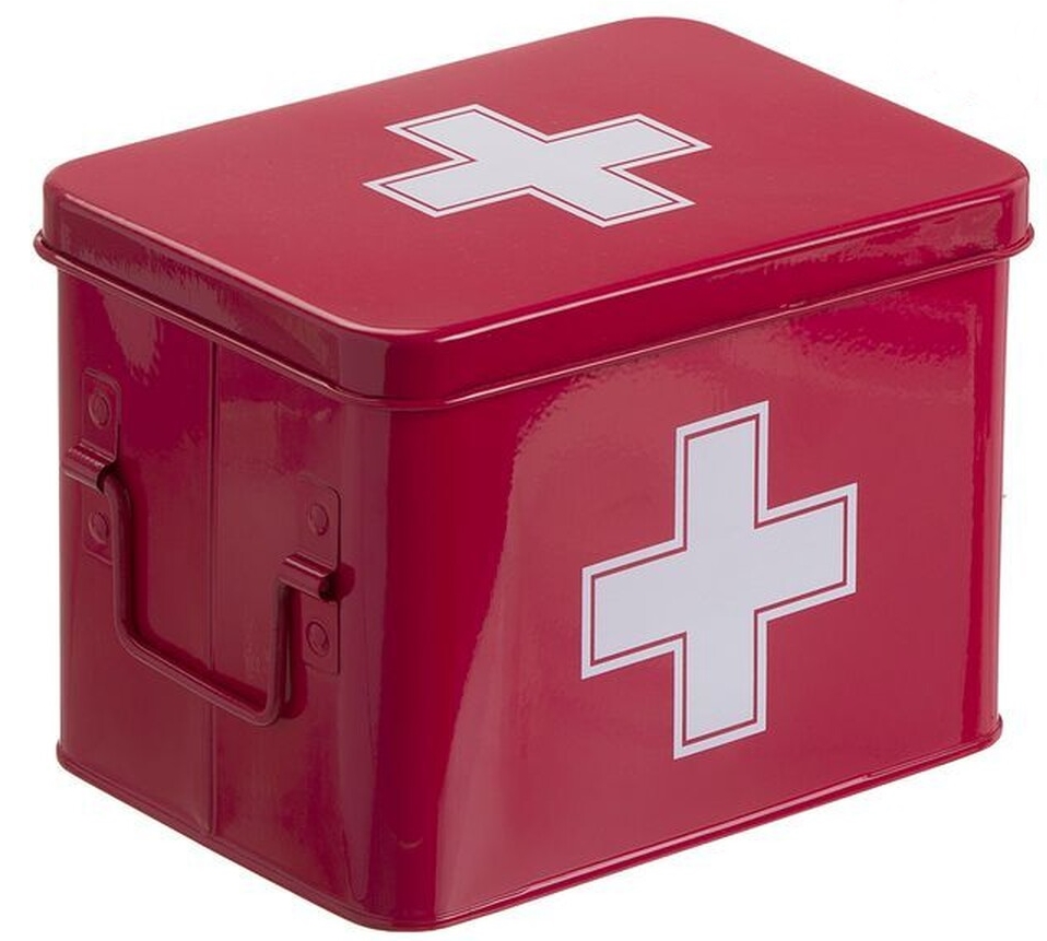 Farmácia CL em metal 31x20cm