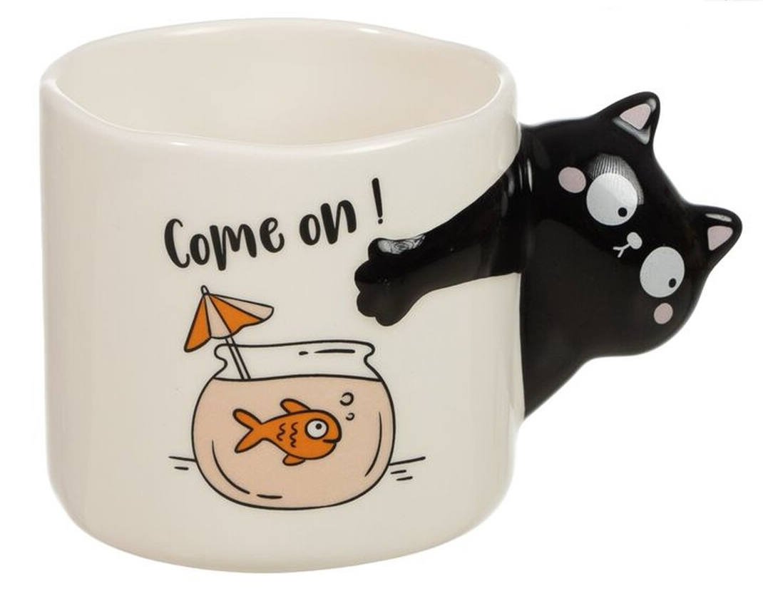 Caneca CL figura 3D em cerâmica - 460ml