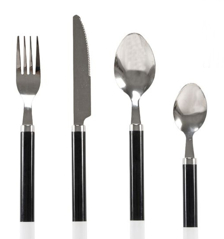 Talheres CL em pvc e metal - 24 unds