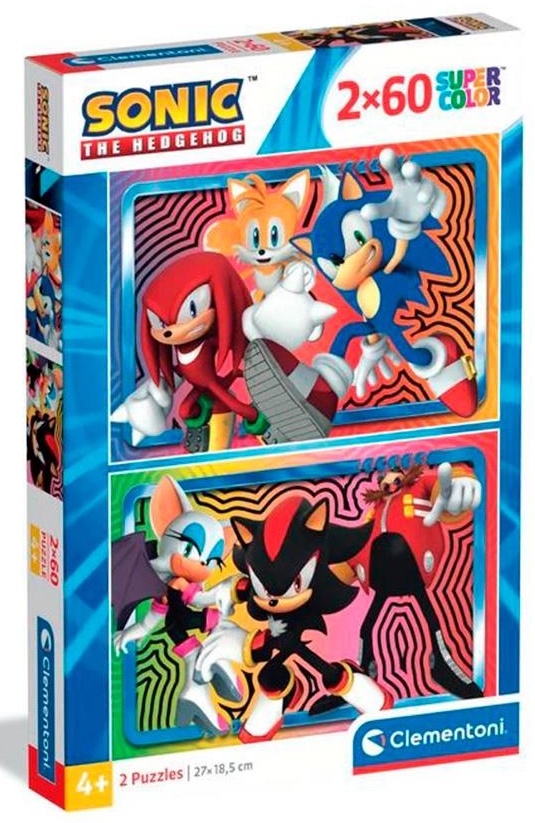 Puzzle Clementoni 2x60 - Sonic